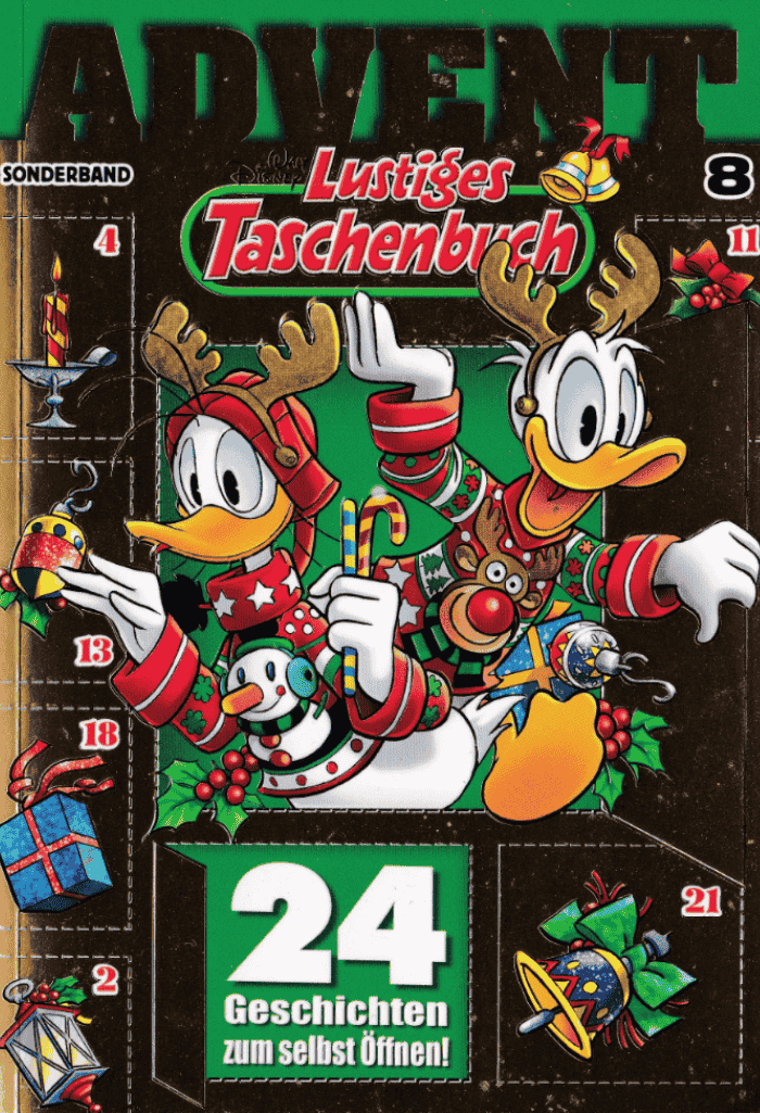 Lustiges Taschenbuch Advent - Beispielfoto